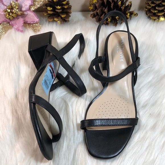 Kenneth Cole Shoes | Kenneth Cole New York Maisie Low Sandals 7.5 | Color: Black | Size: 7.5 | Gata1280's Closet